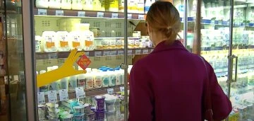 магазин, молочні продукти, молоко, кефір